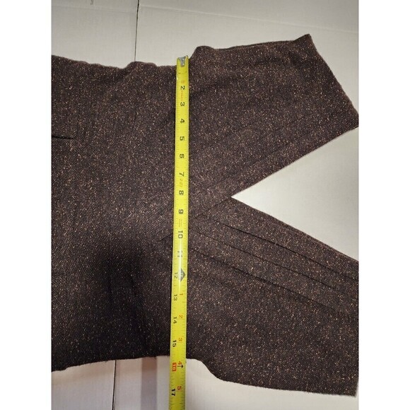 Banana Republic Tweed Pencil Dress Vintage Y2K Pleated V-neck Cap Sleeve… - Picture 6 of 12